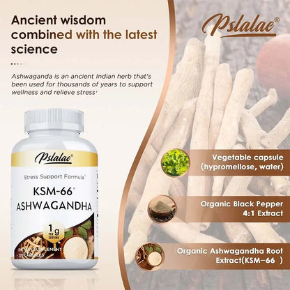 KSM-66 Ashwagandha dietary supplement.