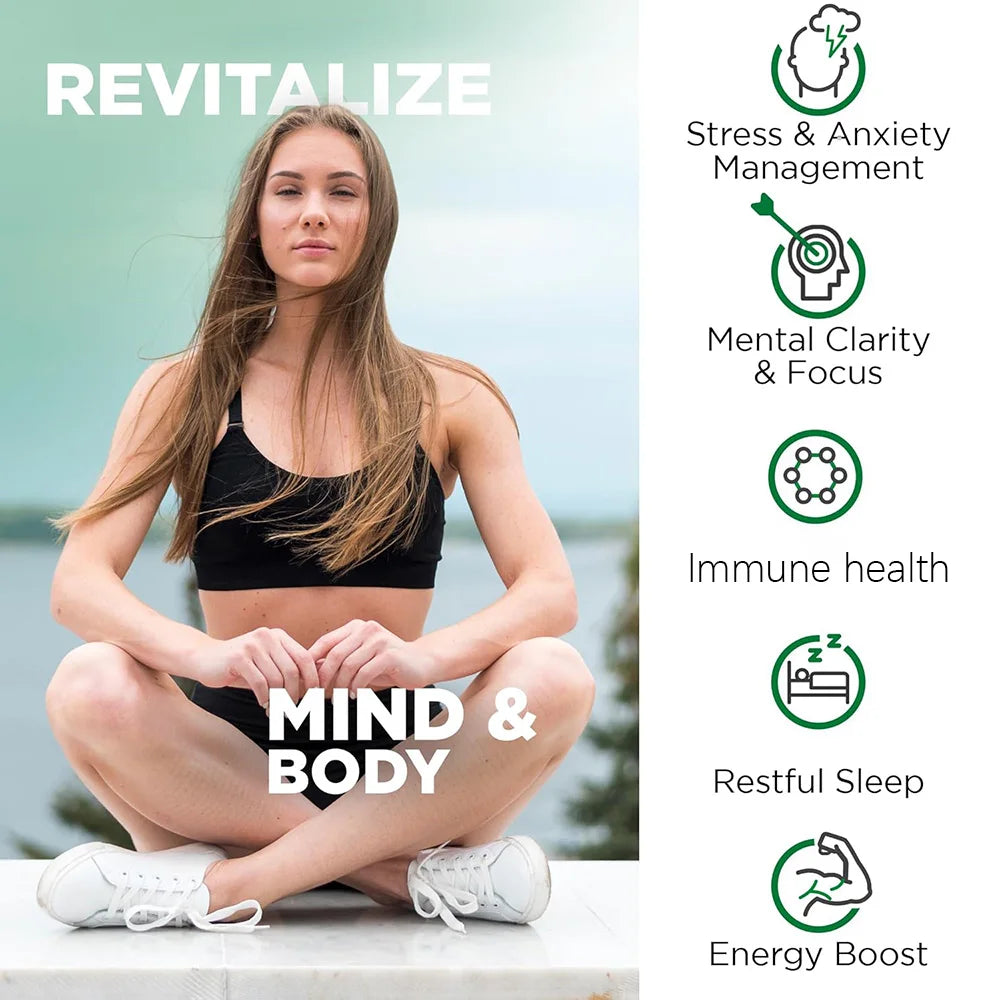 Organic ashwagandha supplement.