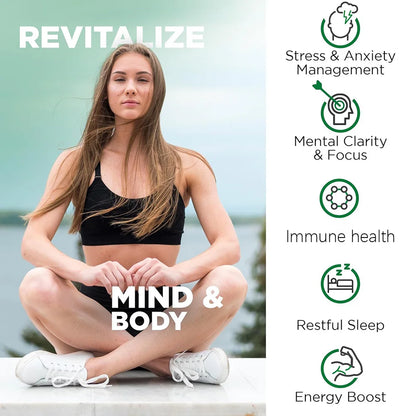 Organic ashwagandha supplement.