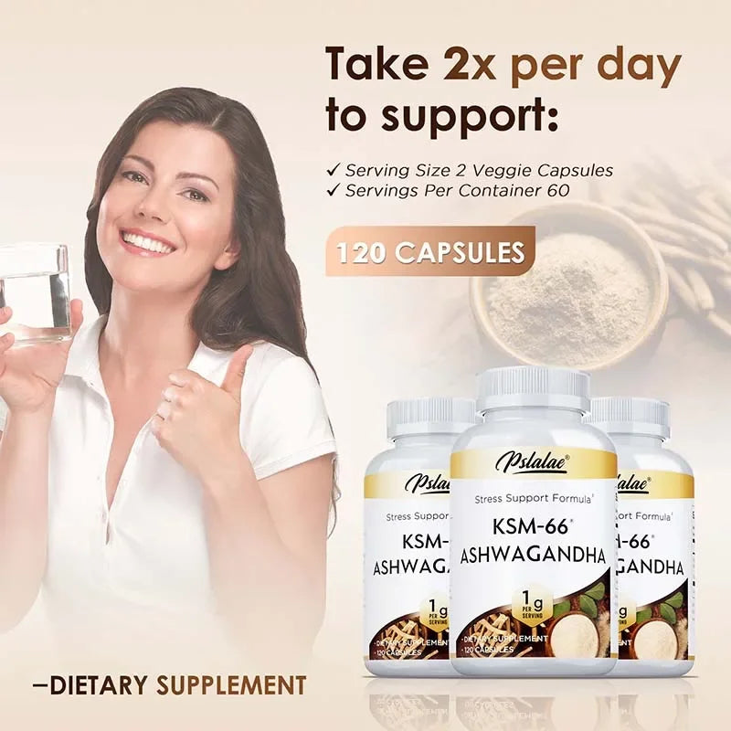 KSM-66 Ashwagandha dietary supplement.