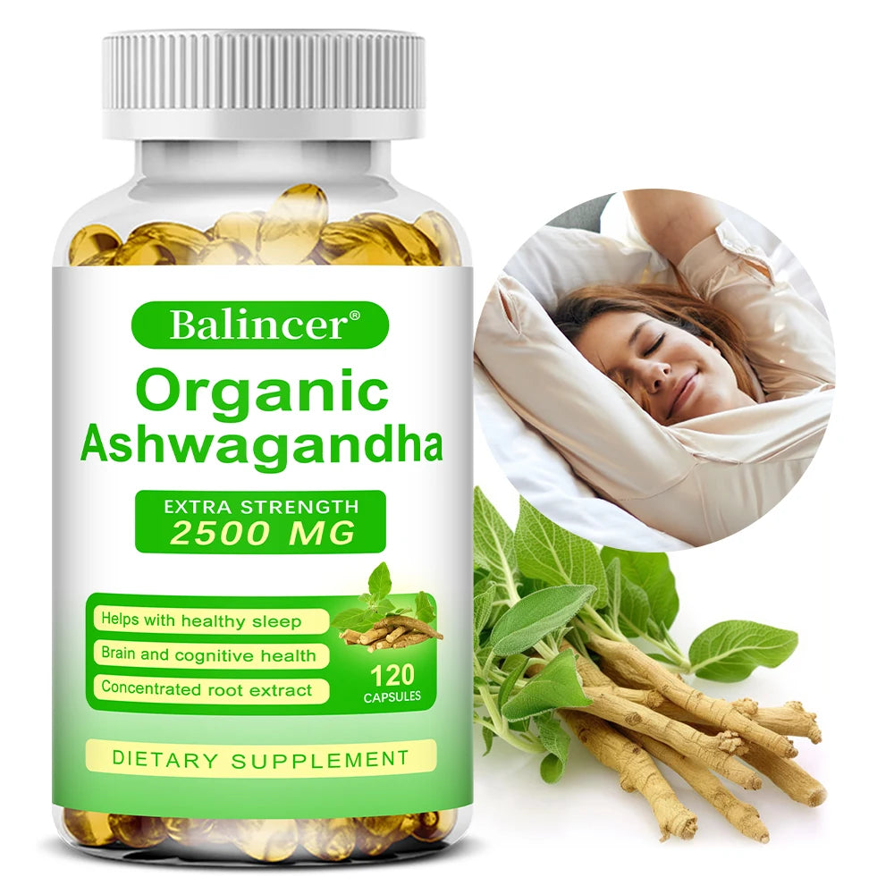 Organic ashwagandha supplement.