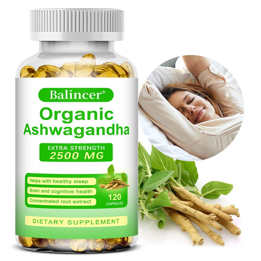 Organic ashwagandha supplement.