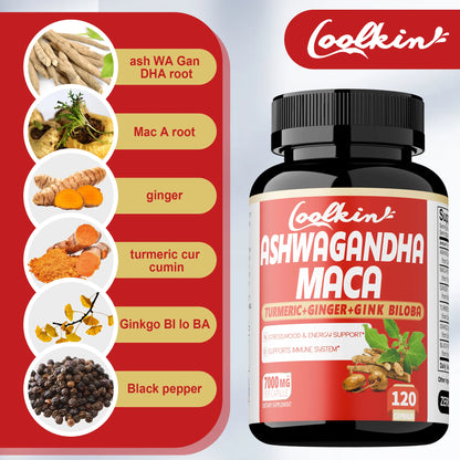 Ashwagandha and Maca Capsules.