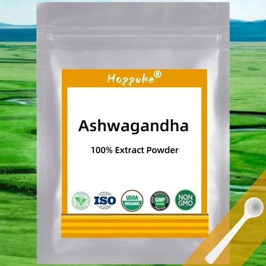 High-purity ashwagandha extract powder.