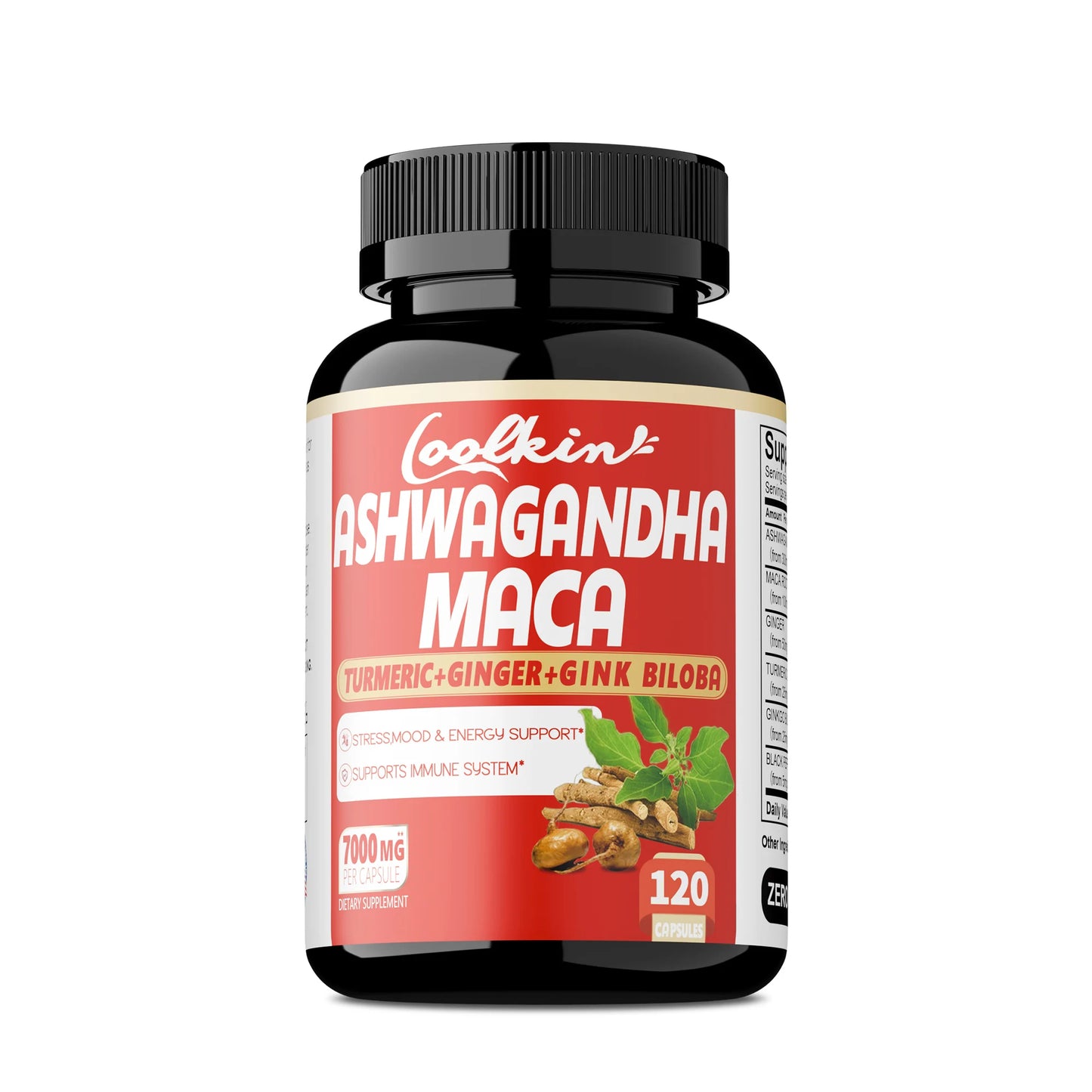 Ashwagandha and Maca Capsules.