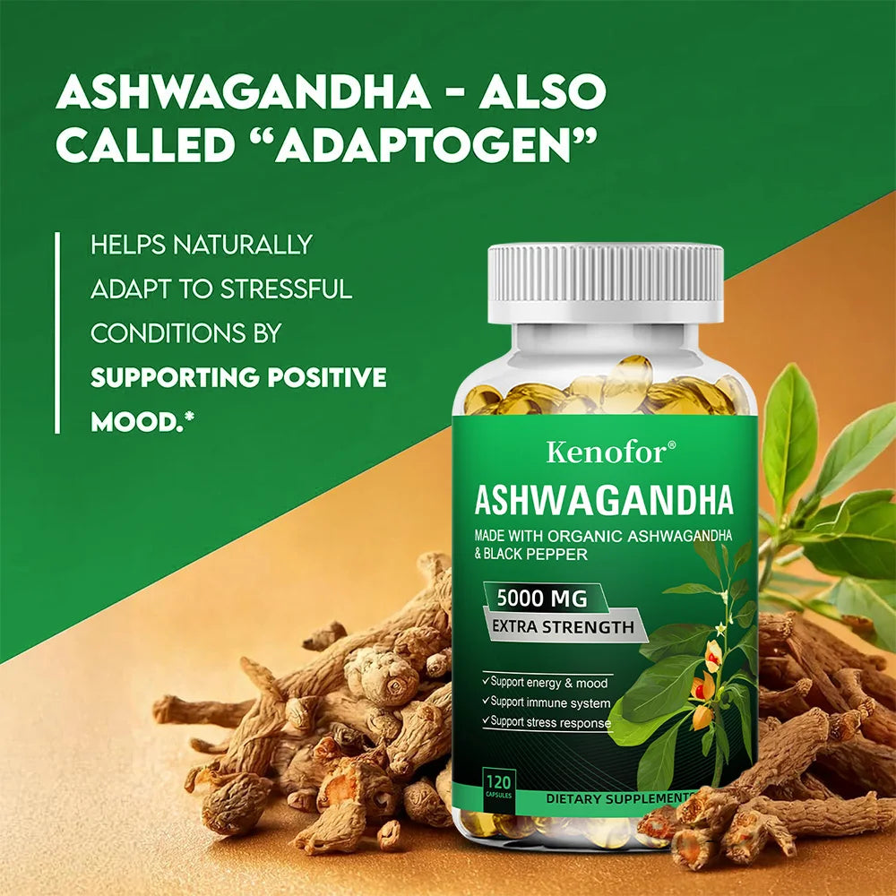 Ashwagandha extra strength 5000mg.