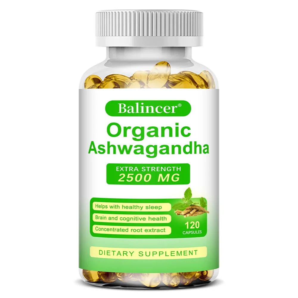 Organic ashwagandha supplement.
