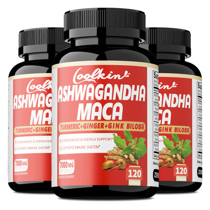 Ashwagandha and Maca Capsules.